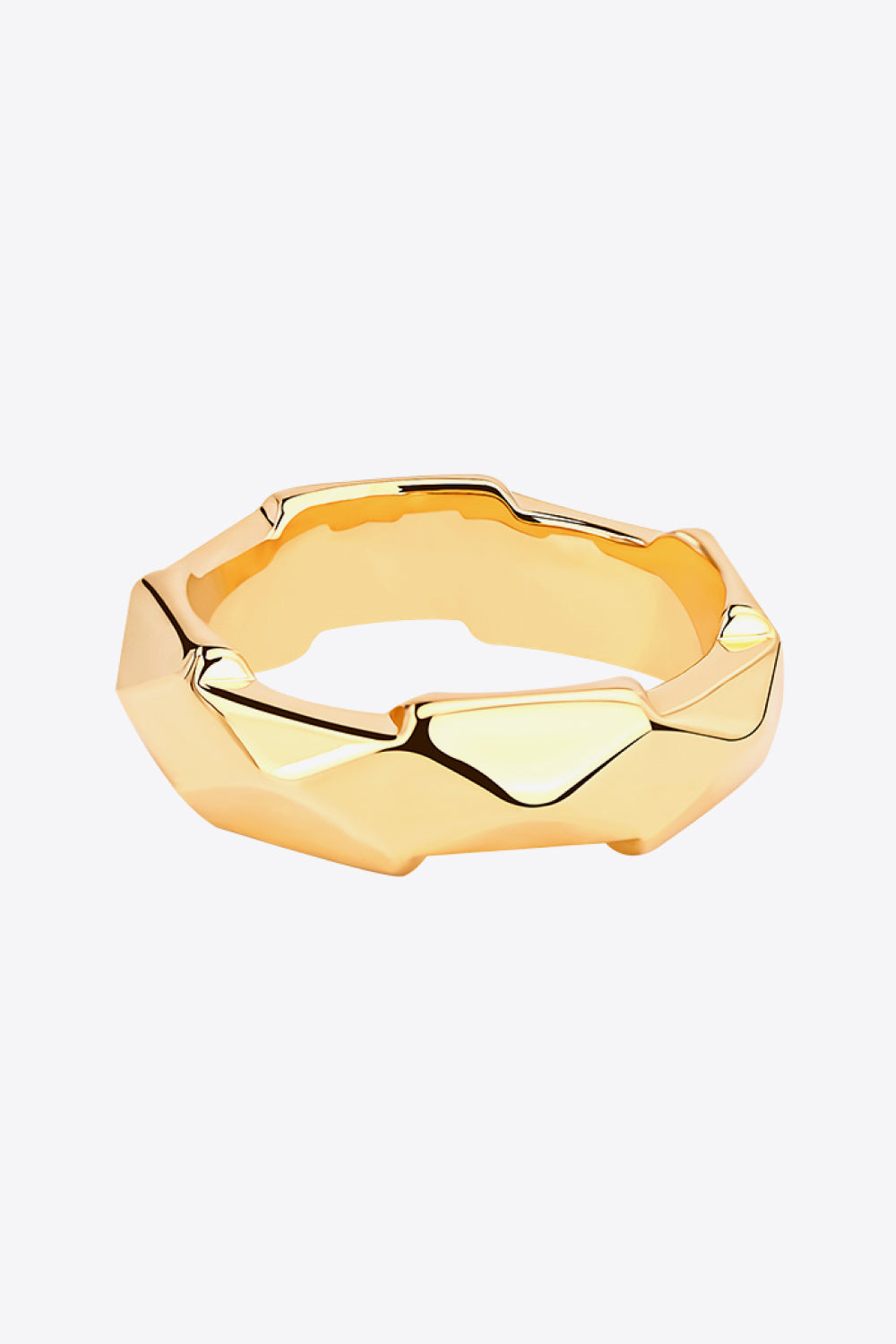 18K Geometric Ring