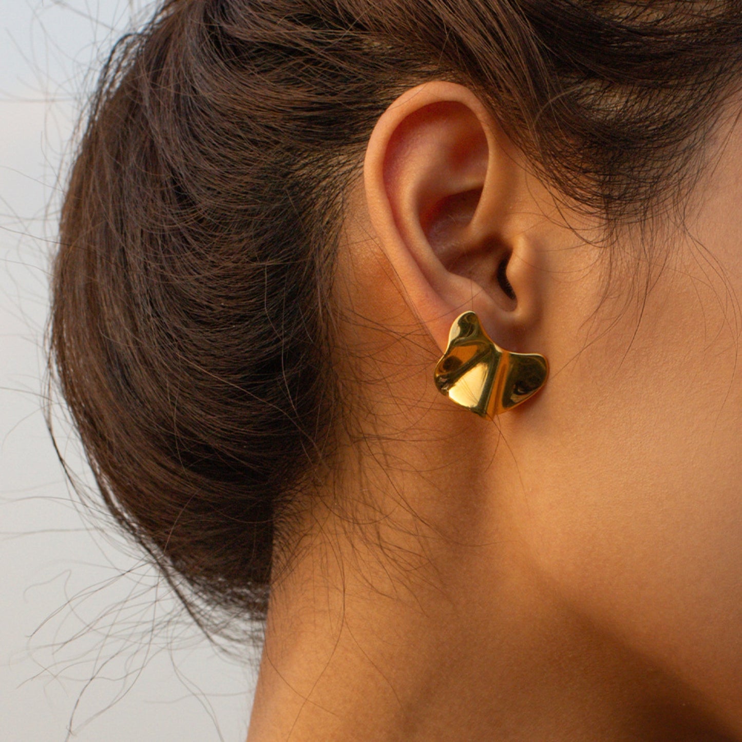 18K Gold-Plated Geometric Earrings
