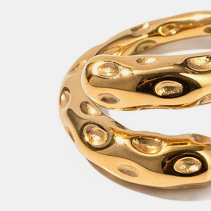 18k Gold Bypass Ring