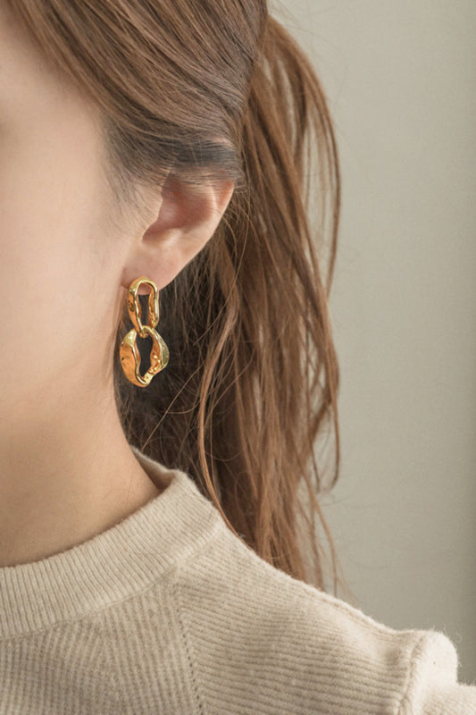 18K Gold Double-Hoop Earrings