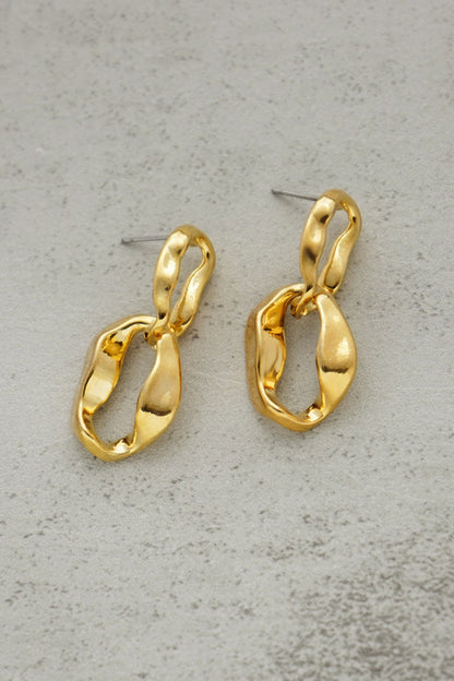 18K Gold Double-Hoop Earrings