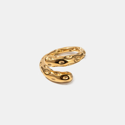 18k Gold Bypass Ring