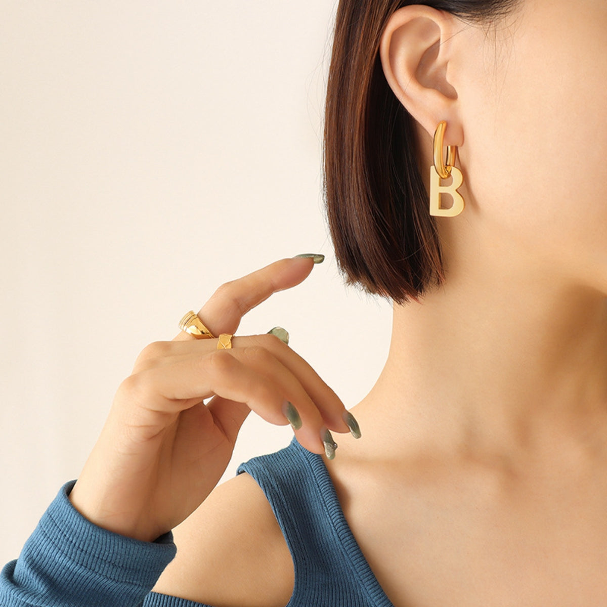 B Earrings