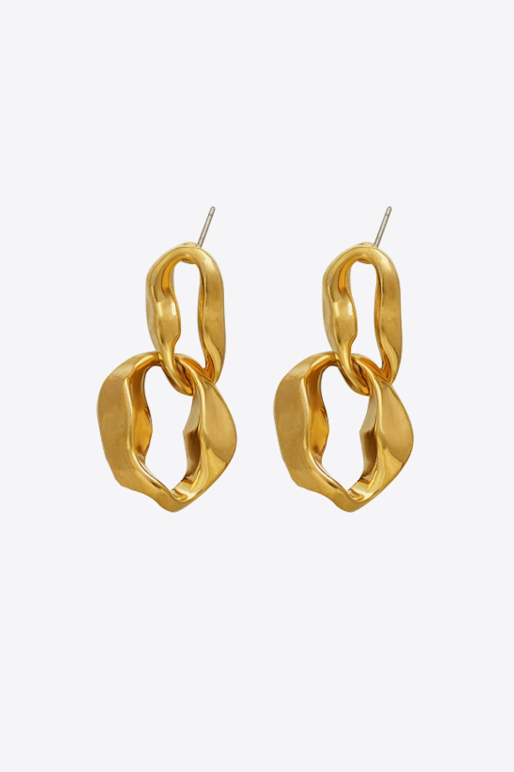 18K Gold Double-Hoop Earrings