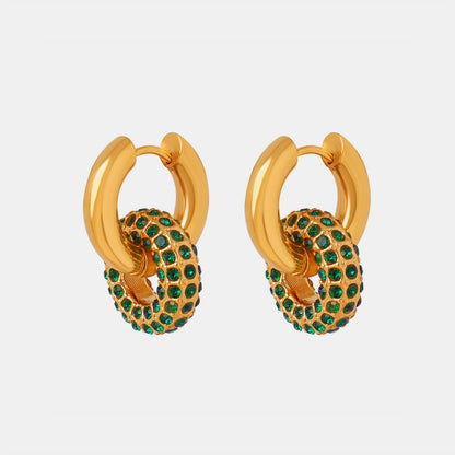 Gold Double-Hoop Earrings