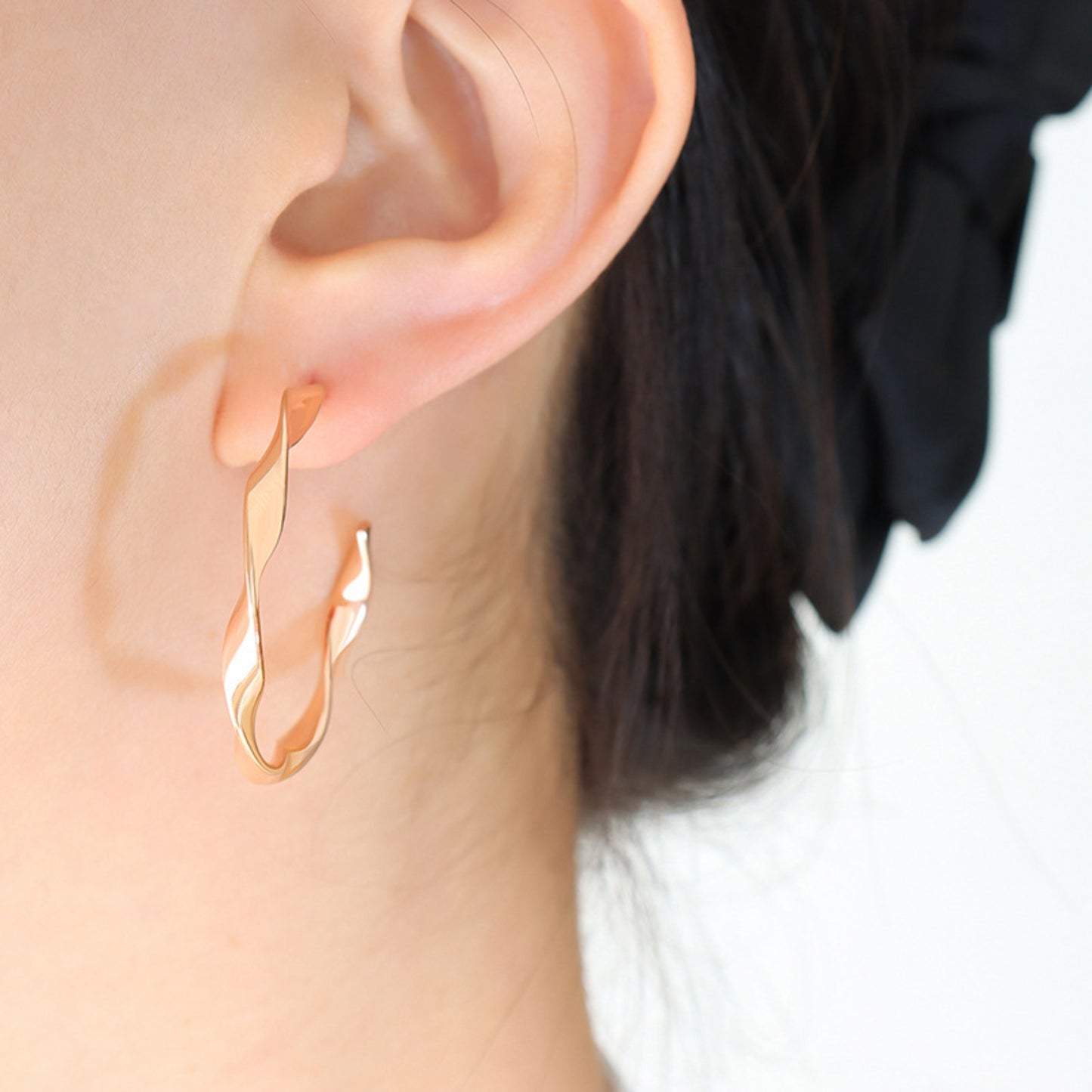 C-Hoop Earrings