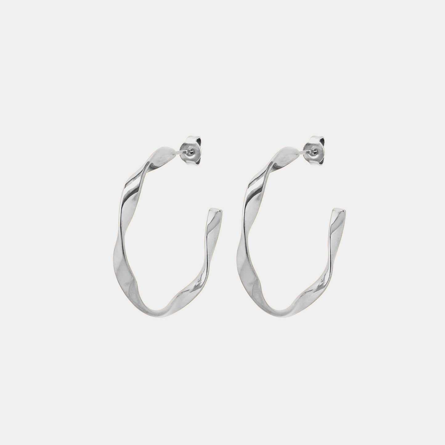 C-Hoop Earrings