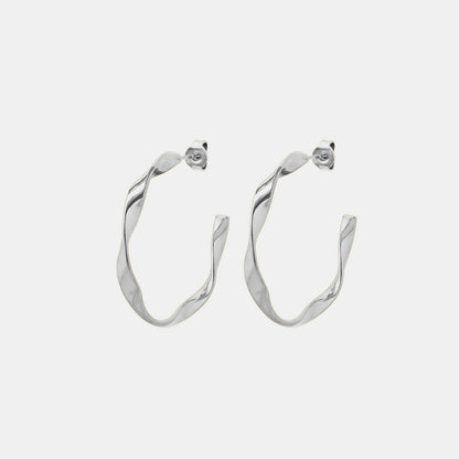 C-Hoop Earrings